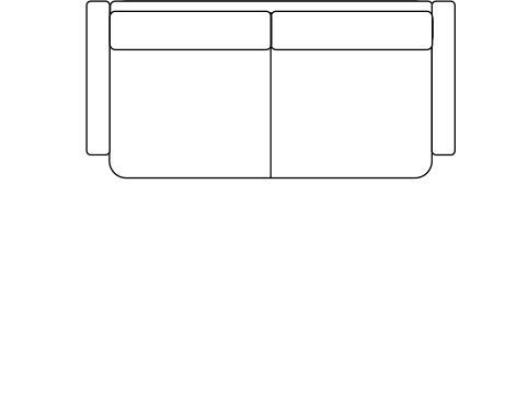 camille 3 places fixes schema vue de haut